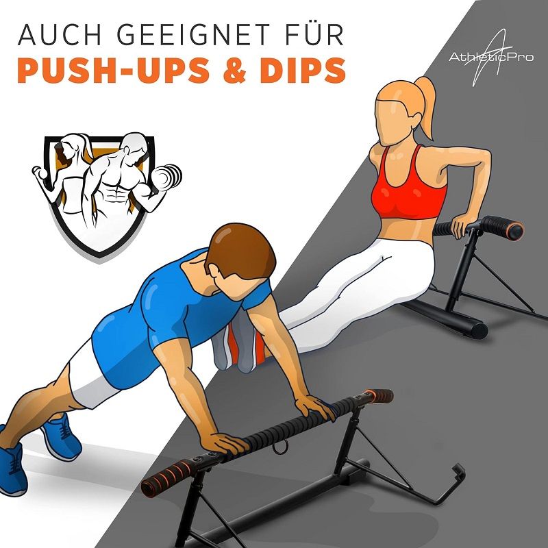 AthleticPro AP001 multifunkciós húzódzkodó rúd, 200kg-ig - fekete