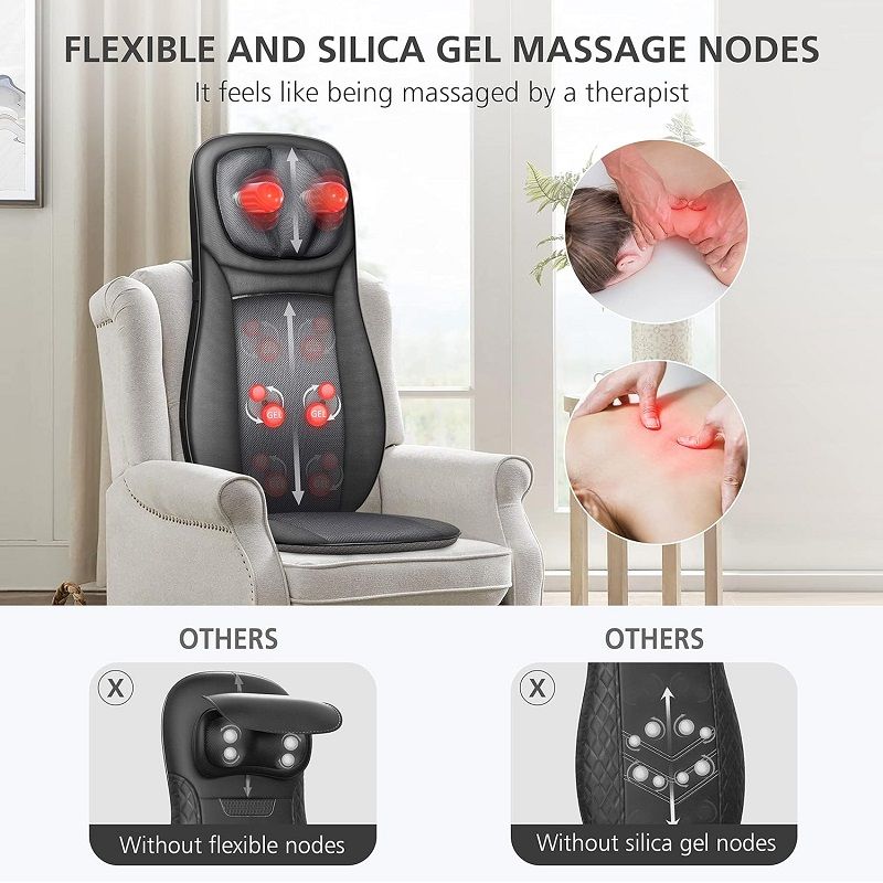 Snailax masszázsülés, shiatsu masszázshoz, fűtéssel, 42W, 220-240V (SL-233-EU) Snailax masszázsülés, shiatsu masszázshoz, fűtéssel, 42W, 220-240V (SL-233-EU)