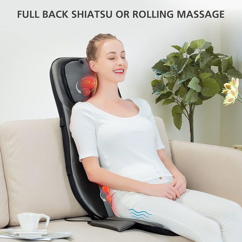 Snailax masszázsülés, shiatsu masszázshoz, fűtéssel, 42W, 220-240V (SL-233-EU) Snailax masszázsülés, shiatsu masszázshoz, fűtéssel, 42W, 220-240V (SL-233-EU)
