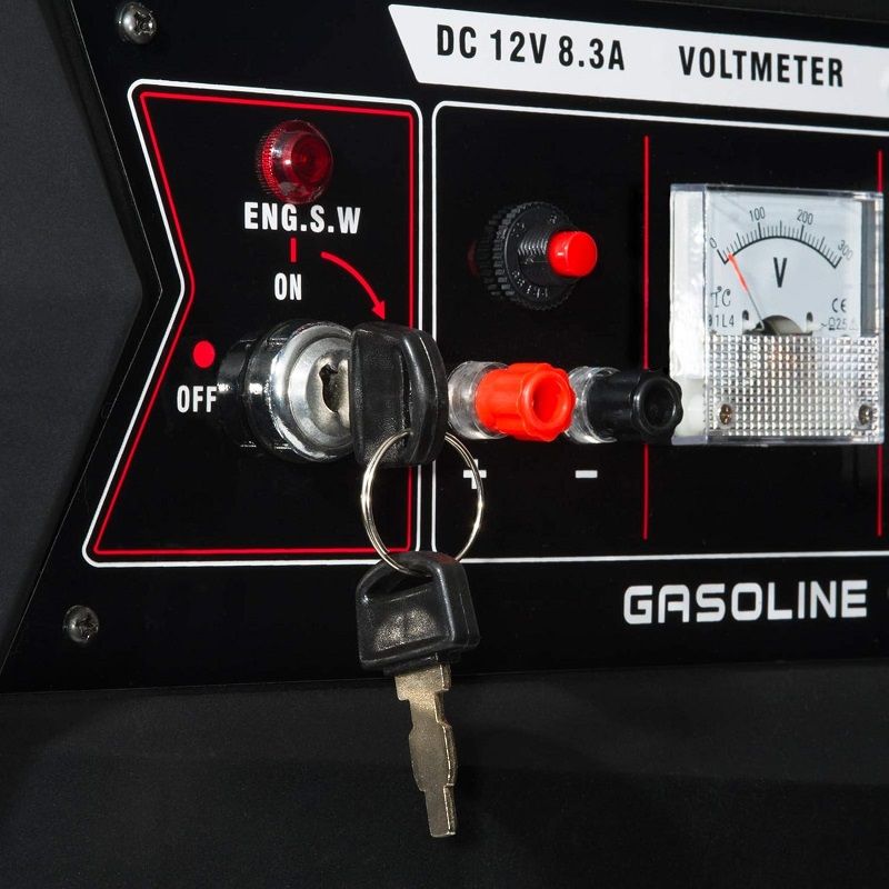 BÖHMER AG-6500W-e önindítós benzines áramfejlesztő, 6500W, 8LE