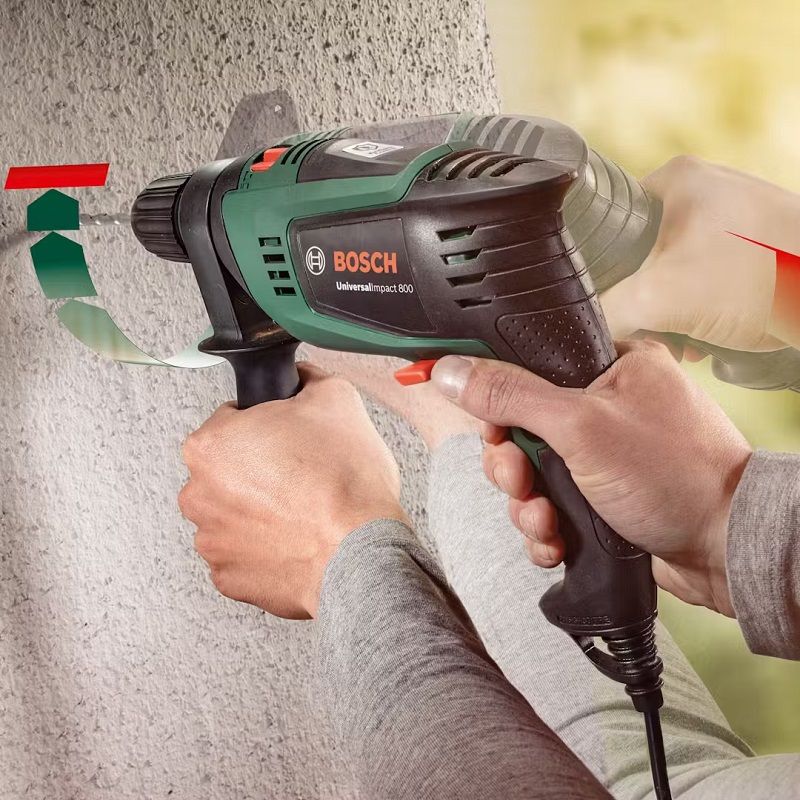 Bosch Universal Impact 800 fúrógép, 800W, szállítókofferben (0603131100)