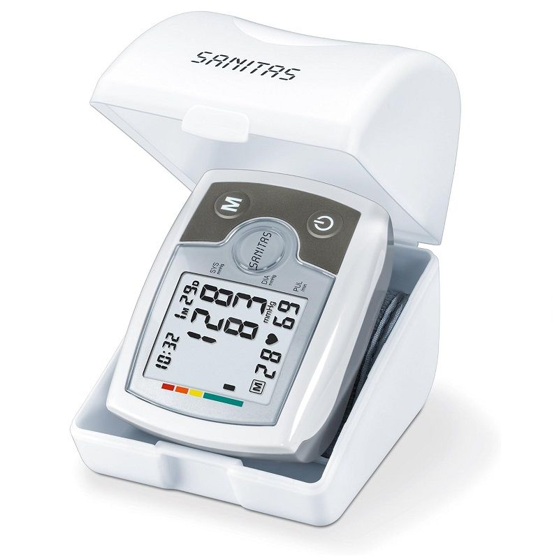 Sanitas SBM 03 csuklós vérnyomásmérő, 60 memóriával, 14-19,5cm (651.21)