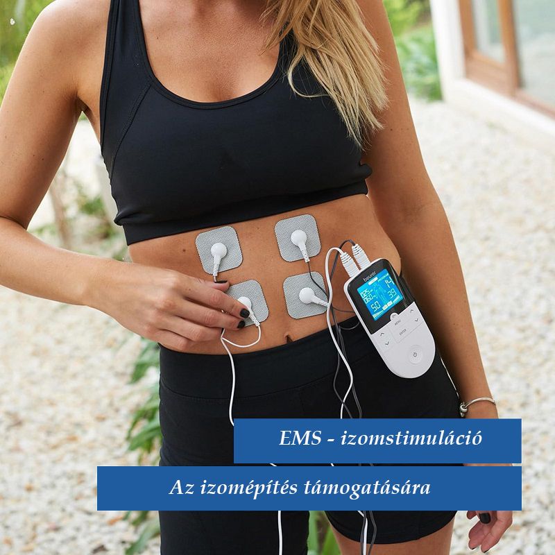 Beurer EM 49 digitális TENS/EMS készülék, 4 öntapadó elektródával - fehér Beurer EM 49 digitális TENS/EMS készülék, 4 öntapadó elektródával - fehér