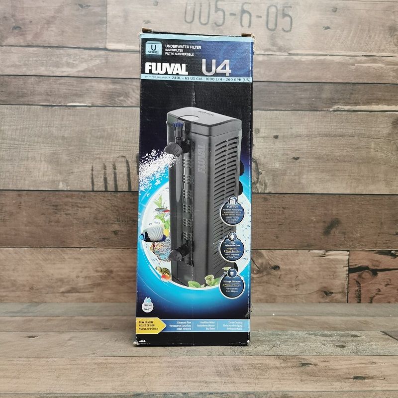 Fluval U4 belső akvárium szűrő, 130-240lit, 1000lit/óra - fekete Fluval U4 belső akvárium szűrő, 130-240lit, 1000lit/óra - fekete