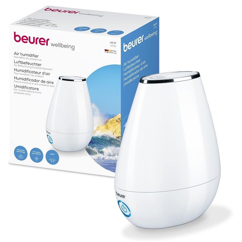 Beurer LB 37 levegő párásító, 2lit, 200–220ml/óra, 20W - fehér (használat)
