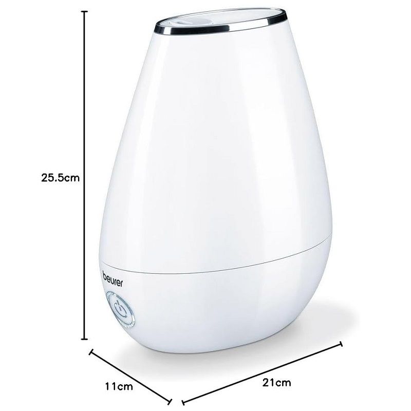 Beurer LB 37 levegő párásító, 2lit, 200–220ml/óra, 20W - fehér (használat)