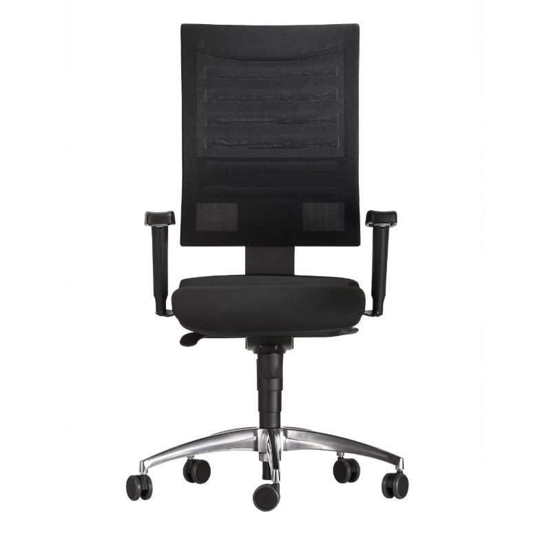SSI Proline S2 ergonomikus irodai forgószék, 110kg - fekete/piros