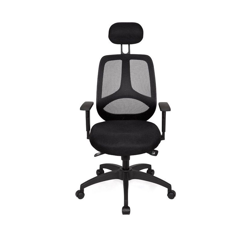 Amstyle SPM1.121 ergonomikus irodaszék, hálós háttámlával, 120kg - fekete