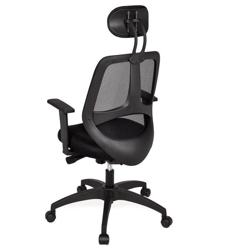 Amstyle SPM1.121 ergonomikus irodaszék, hálós háttámlával, 120kg - fekete
