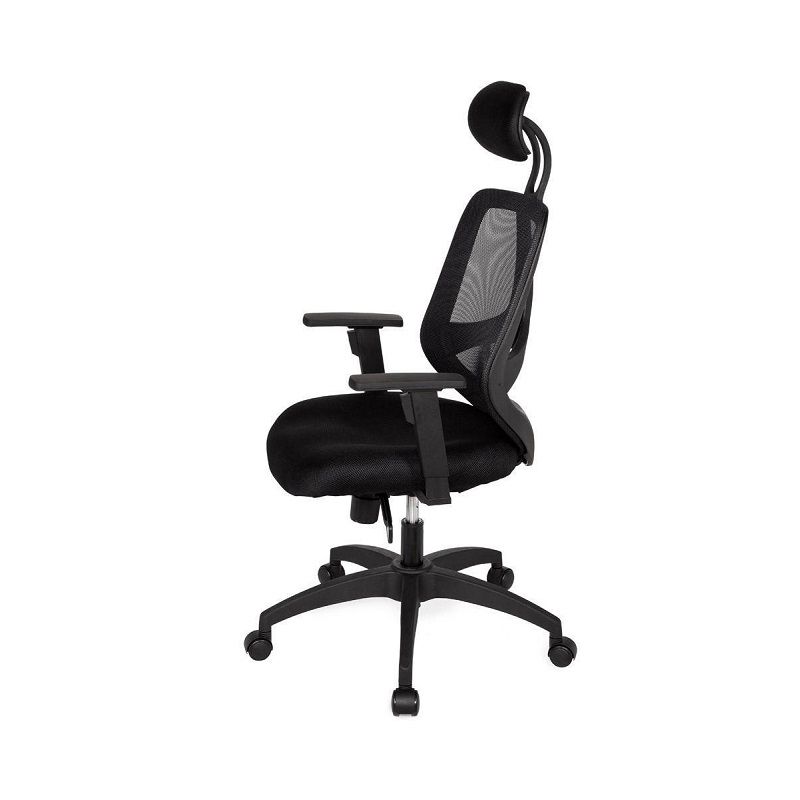 Amstyle SPM1.121 ergonomikus irodaszék, hálós háttámlával, 120kg - fekete