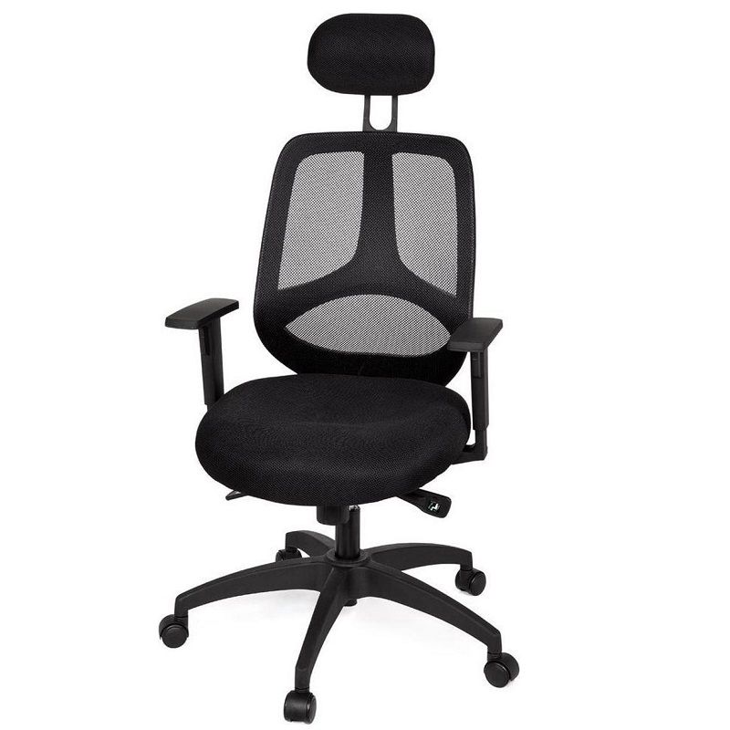 Amstyle SPM1.121 ergonomikus irodaszék, hálós háttámlával, 120kg - fekete