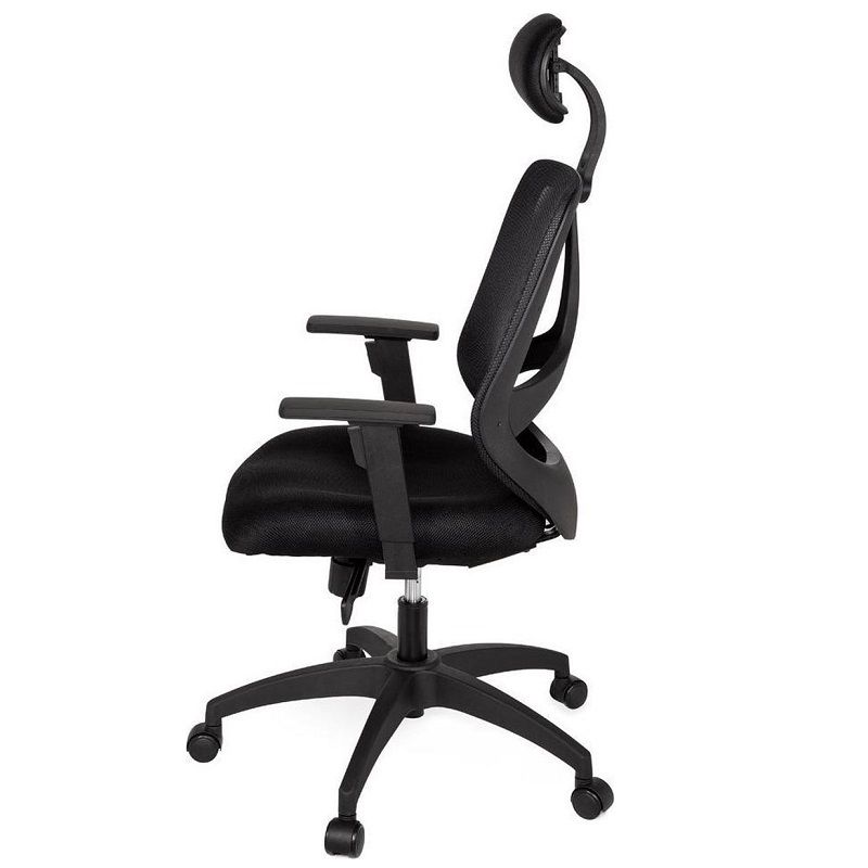 Amstyle SPM1.121 ergonomikus irodaszék, hálós háttámlával, 120kg - fekete