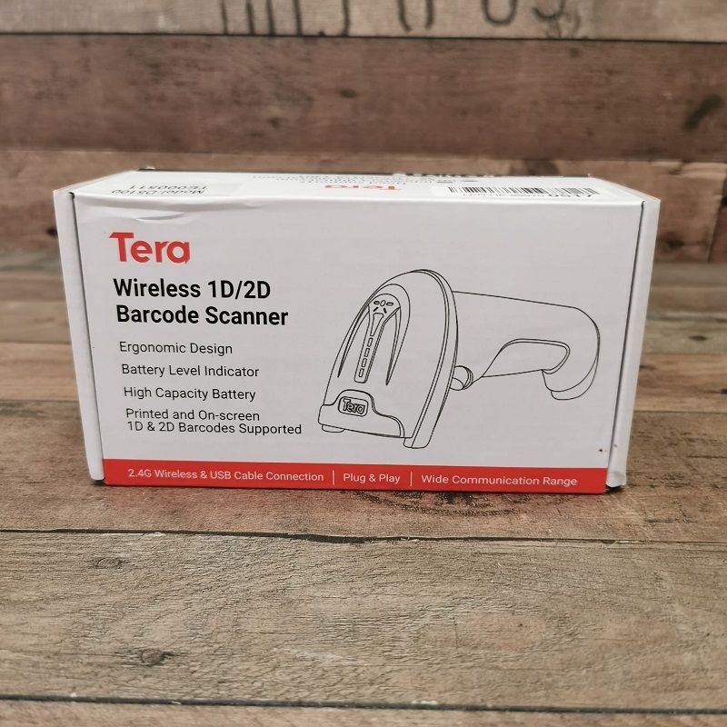 TERA D5100 EU vezeték nélküli 1D/2D vonalkód olvasó (TE000511) TERA D5100 EU vezeték nélküli 1D/2D vonalkód olvasó (TE000511)
