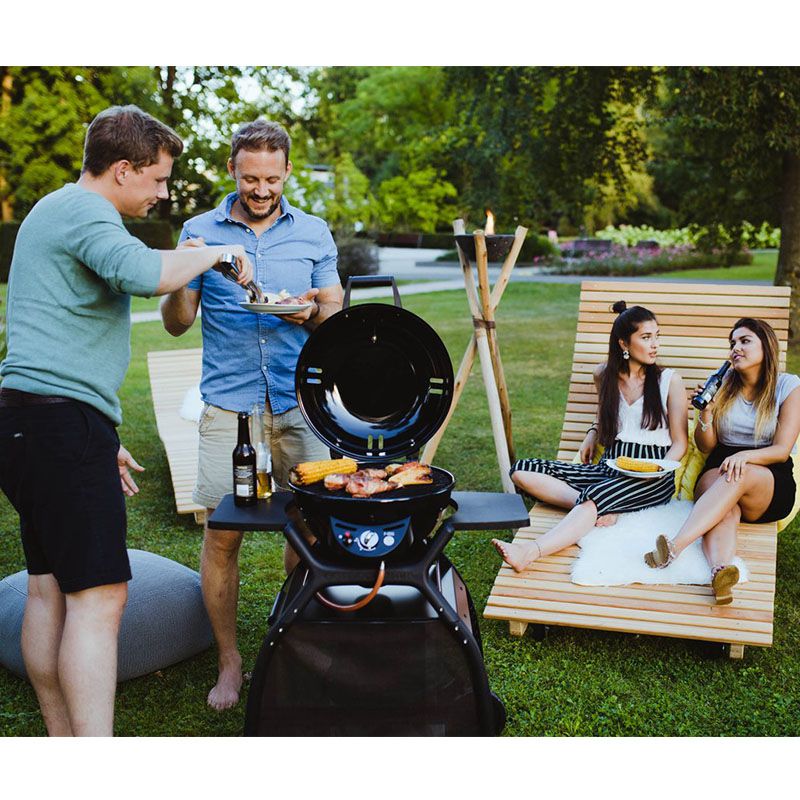 Outdoorchef P-420 G Minichef+ hordozható gázgrill, 4,3kW, Ø42cm