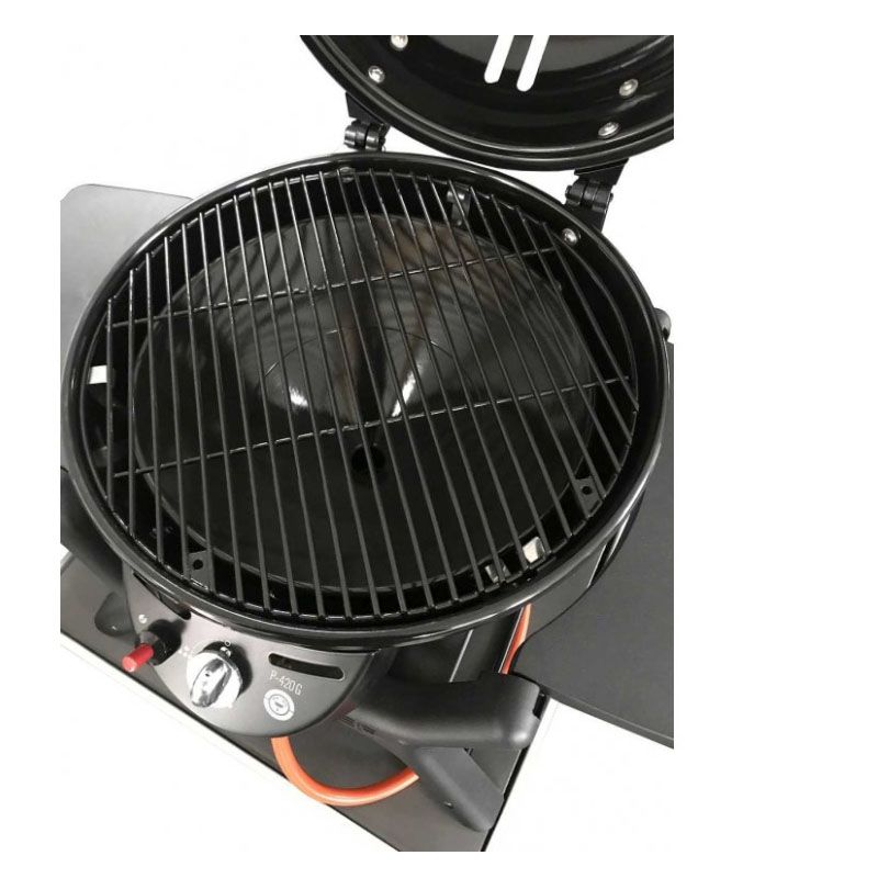 Outdoorchef P-420 G Minichef+ hordozható gázgrill, 4,3kW, Ø42cm