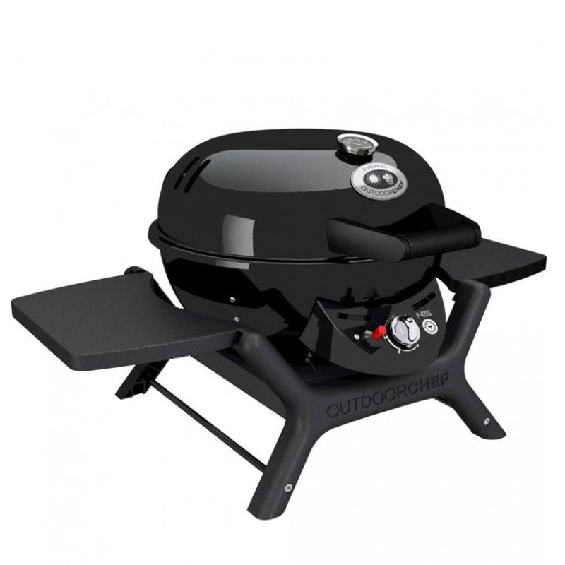 Outdoorchef P-420 G Minichef+ hordozható gázgrill, 4,3kW, Ø42cm