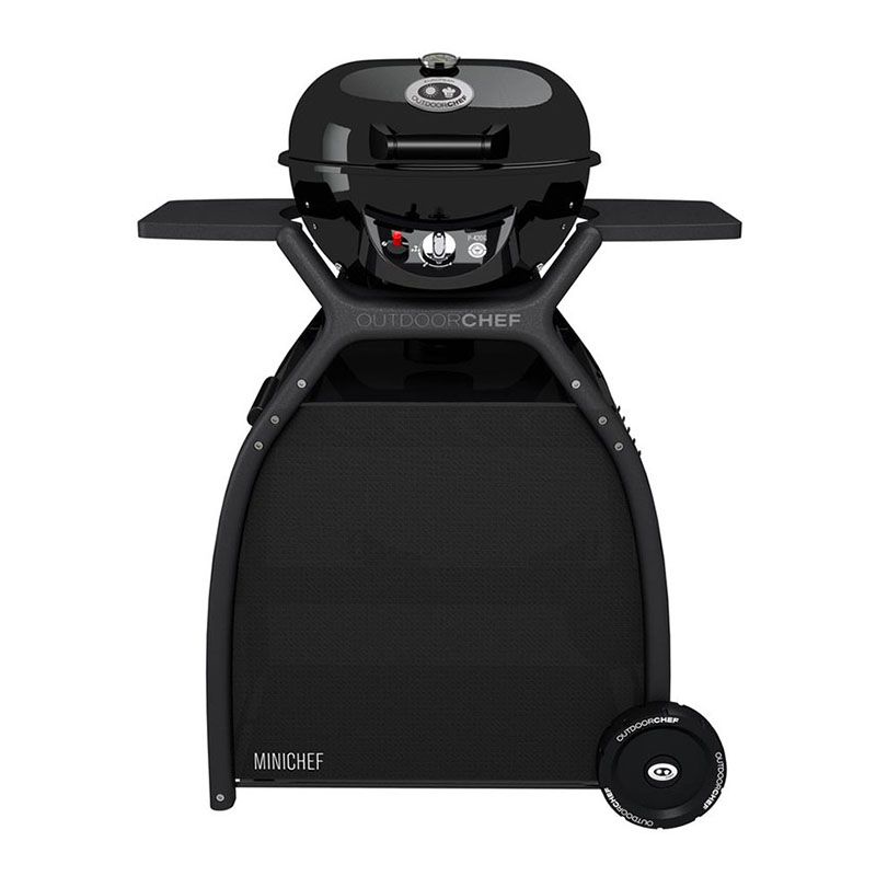 Outdoorchef P-420 G Minichef+ hordozható gázgrill, 4,3kW, Ø42cm