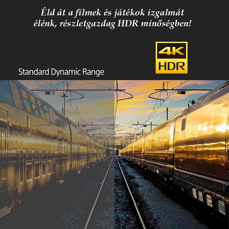 Sony BRAVIA 4K UHD Smart Google televízió 43"/108cm, fekete (KD43X75K) - használt