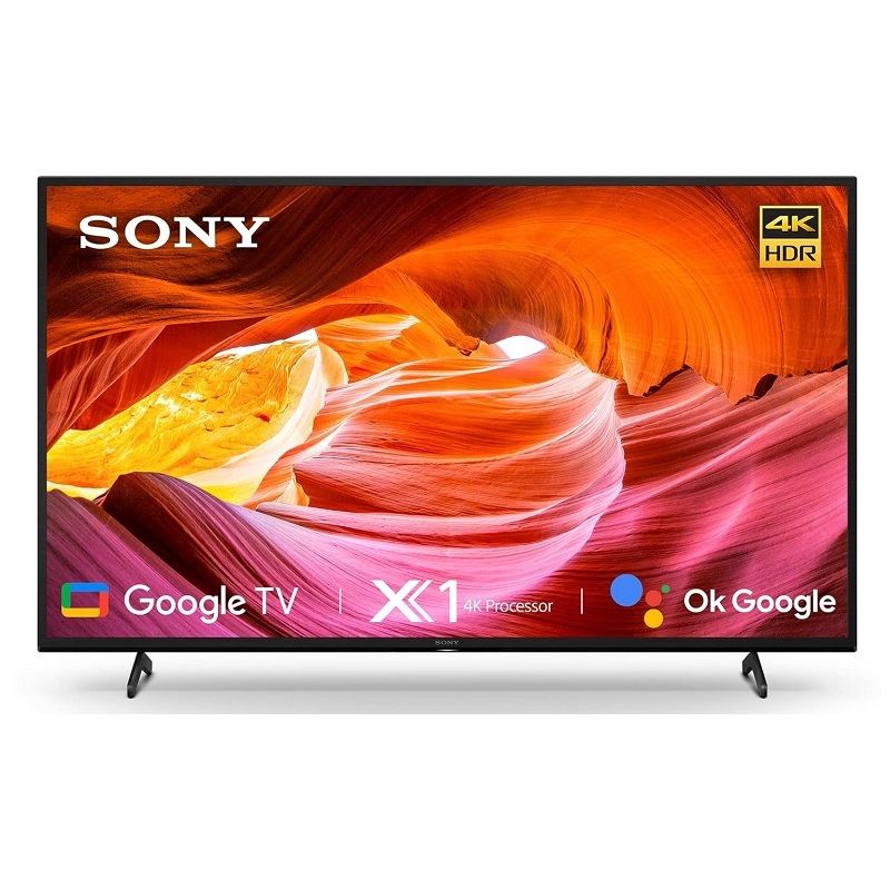 Sony BRAVIA 4K UHD Smart Google televízió 43"/108cm, fekete (KD43X75K) - használt