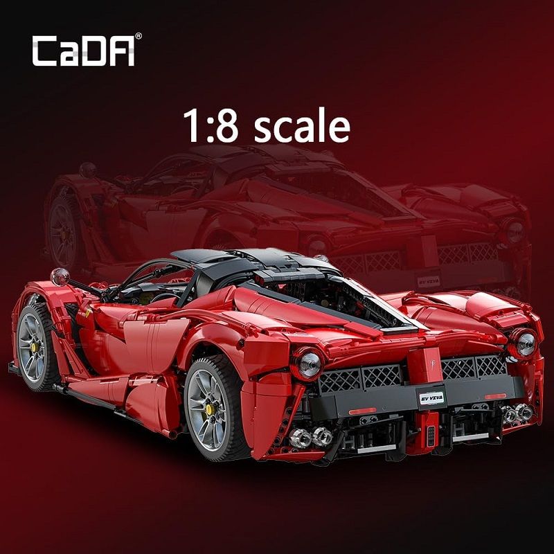 CaDA Ferrari LaFerrari Viva Hypercar 1:8, 4739 darabos (C61505)