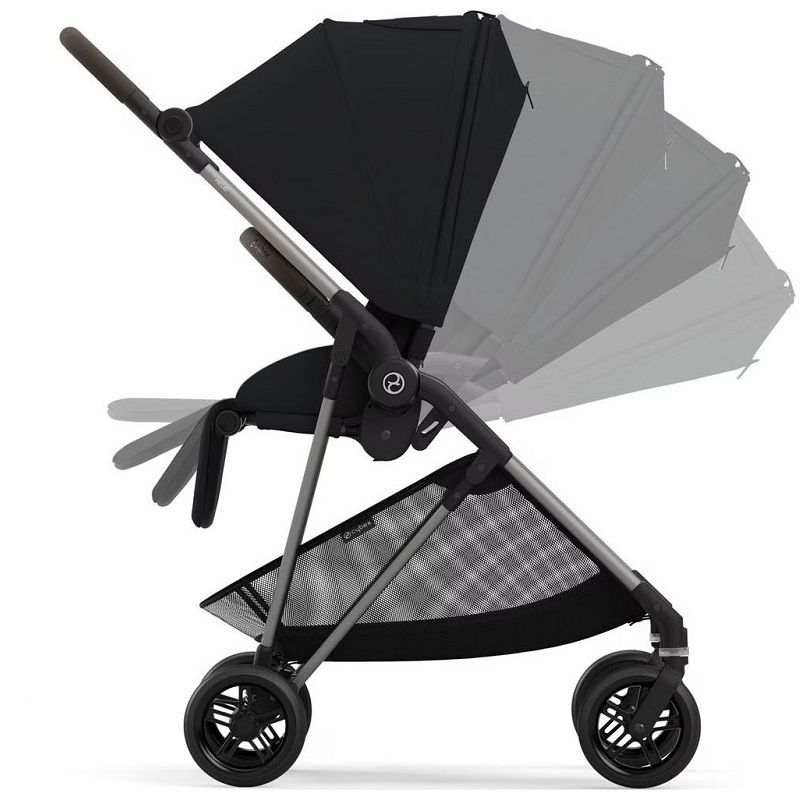 CYBEX Gold Melio multifunkciós babakocsi - fekete (magic black)