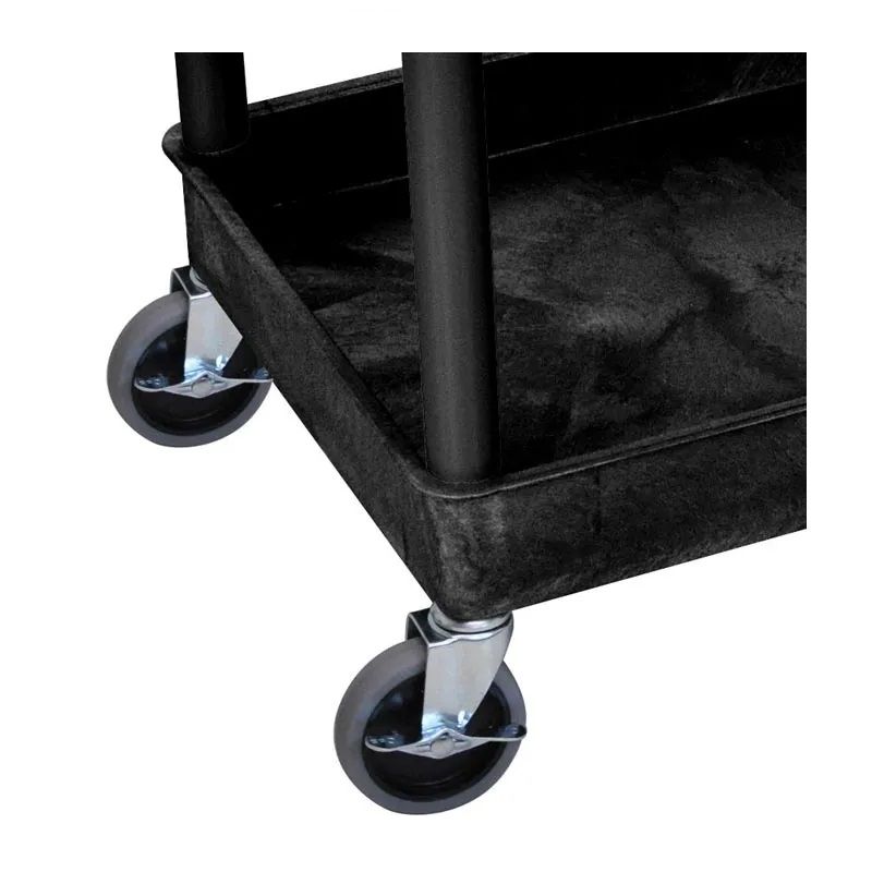 Luxor SESTC111-B nagy teherbírású, 3 polcos segédkocsi, 150kg, 460x980x610mm - fekete Luxor SESTC111-B nagy teherbírású, 3 polcos segédkocsi, 150kg, 460x980x610mm - fekete