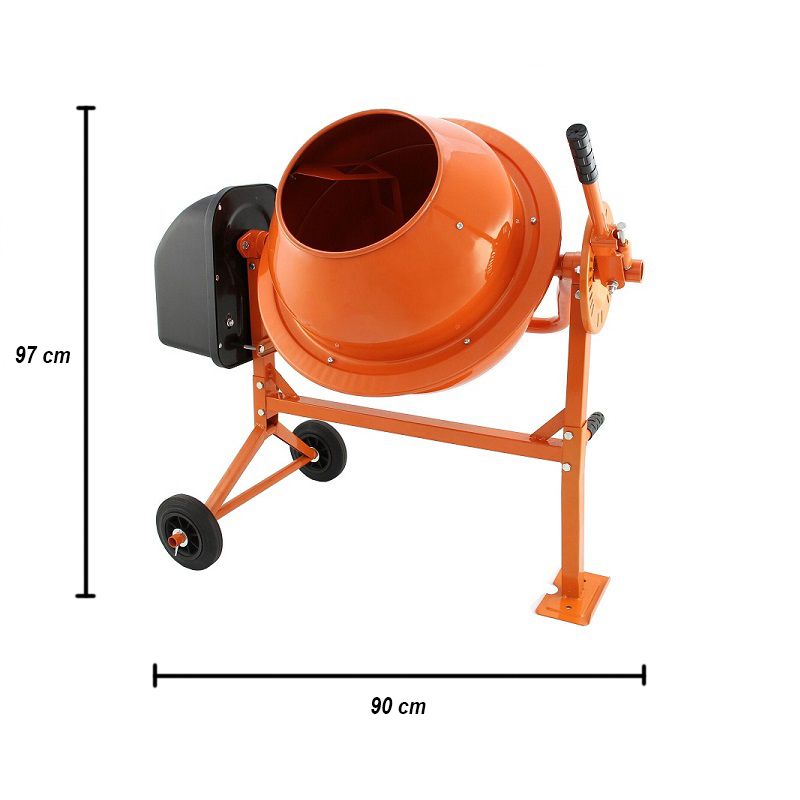 TMech 10486 elektromos betonkeverő, 70l, 250W - narancssárga (min. szállítássérült) TMech 10486 elektromos betonkeverő, 70l, 250W - narancssárga (min. szállítássérült)