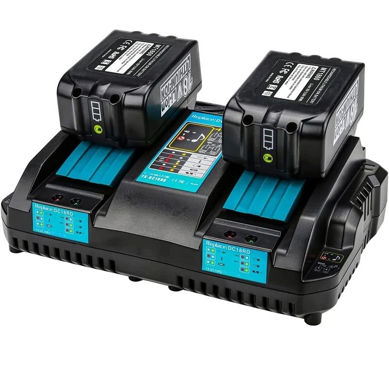 Makita DC18RD dupla gyorstöltő LXT 7,2V-18V - utángyártott Makita DC18RD dupla gyorstöltő LXT 7,2V-18V - utángyártott
