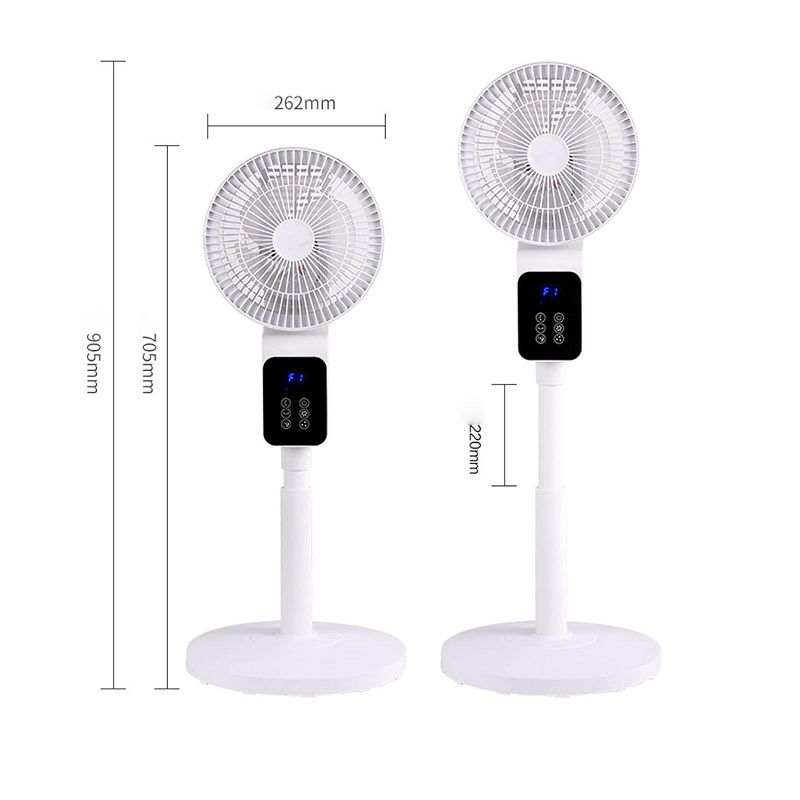 Bluemyth álló ventilátor, távirányítóval, időzítővel, 50W, 70-90cm - fehér (TC-XHS218) Bluemyth álló ventilátor, távirányítóval, időzítővel, 50W, 70-90cm - fehér (TC-XHS218)