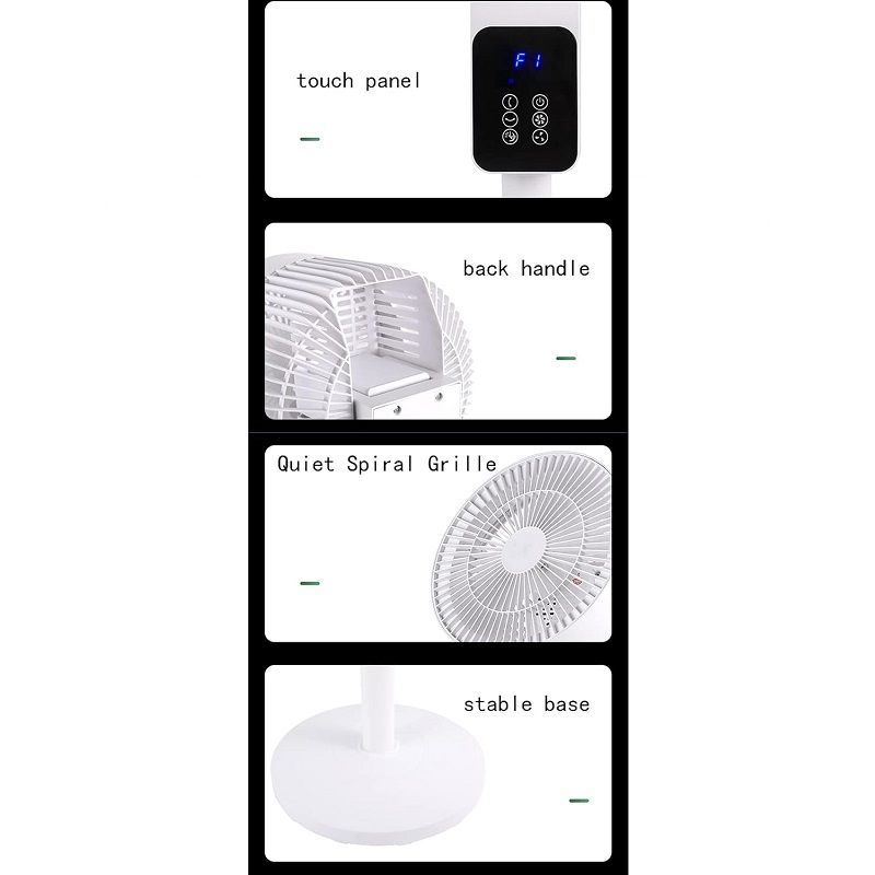 Bluemyth álló ventilátor, távirányítóval, időzítővel, 50W, 70-90cm - fehér (TC-XHS218) Bluemyth álló ventilátor, távirányítóval, időzítővel, 50W, 70-90cm - fehér (TC-XHS218)