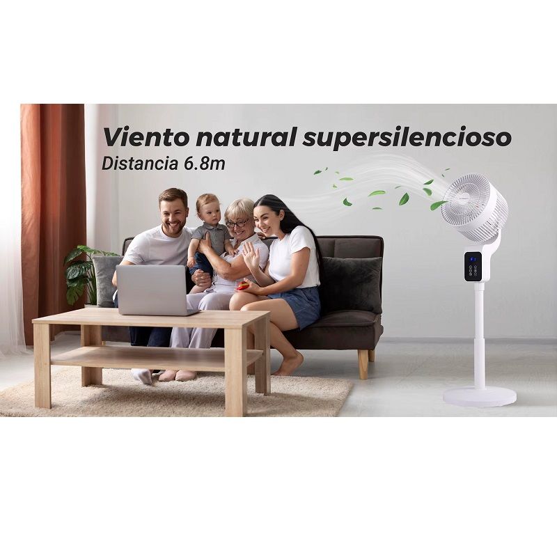 Bluemyth álló ventilátor, távirányítóval, időzítővel, 50W, 70-90cm - fehér (TC-XHS218) Bluemyth álló ventilátor, távirányítóval, időzítővel, 50W, 70-90cm - fehér (TC-XHS218)