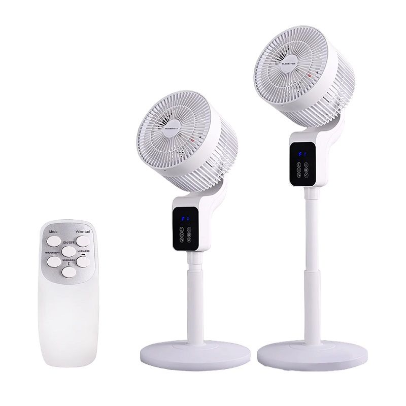 Bluemyth álló ventilátor, távirányítóval, időzítővel, 50W, 70-90cm - fehér (TC-XHS218) Bluemyth álló ventilátor, távirányítóval, időzítővel, 50W, 70-90cm - fehér (TC-XHS218)