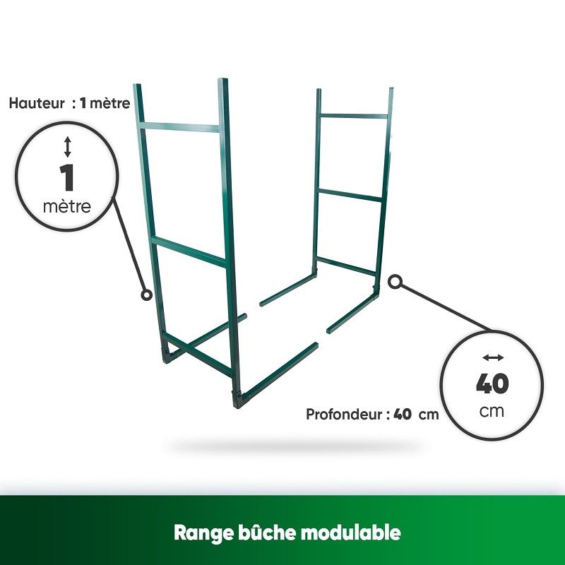 Greenstar XRB140 moduláris rönktartó, 1-20m - zöld (9306820)