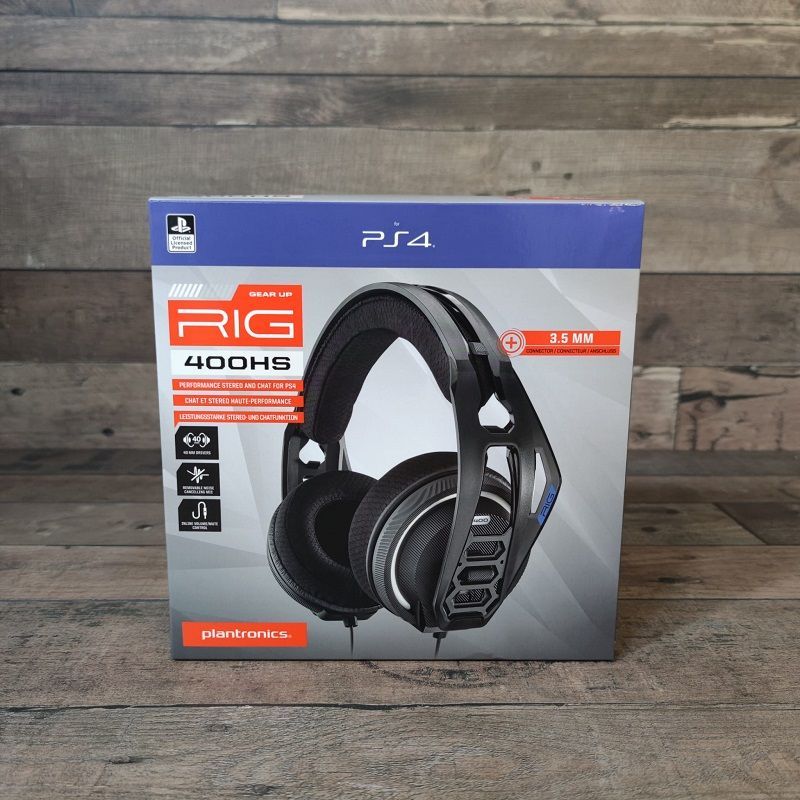 Nacon Plantronics RIG 400HS fejhallgató mikrofonnal, PS4 konzolhoz (206808-05) Nacon Plantronics RIG 400HS fejhallgató mikrofonnal, PS4 konzolhoz (206808-05)