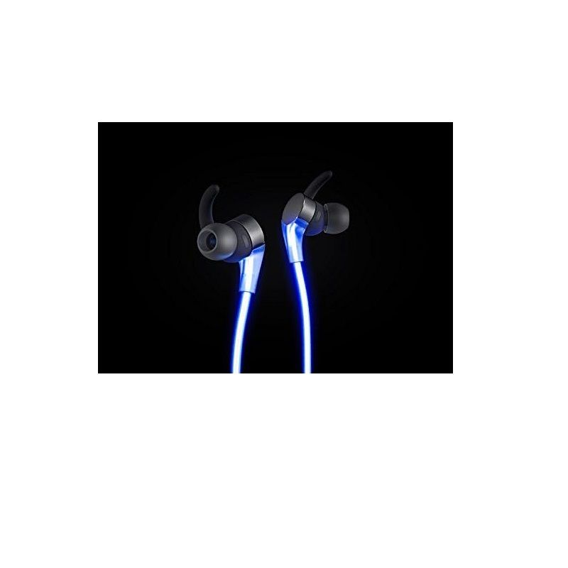 Glow GLOWBD101 vezetékes lézeres fülhallgató, 3,5mm, kék Glow GLOWBD101 vezetékes lézeres fülhallgató, 3,5mm, kék
