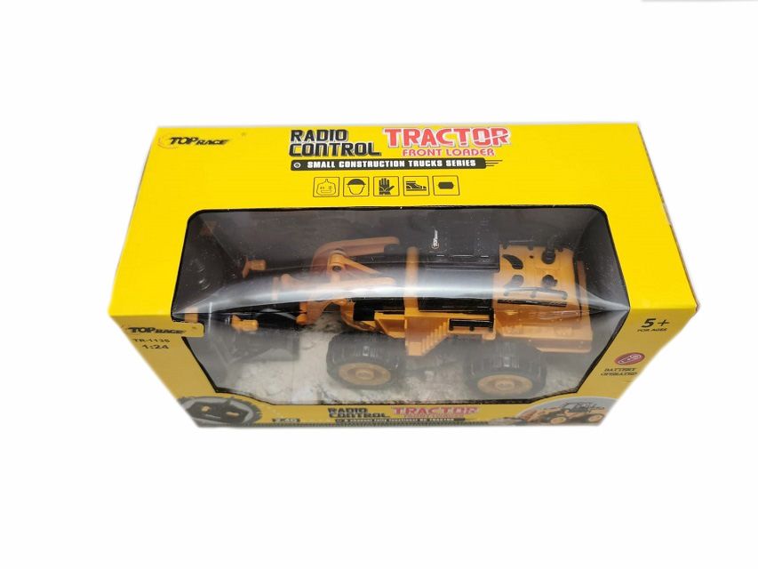 Top Race TR-113S RC távirányítós rakodó, 1:24 - sárga Top Race TR-113S RC távirányítós rakodó, 1:24 - sárga