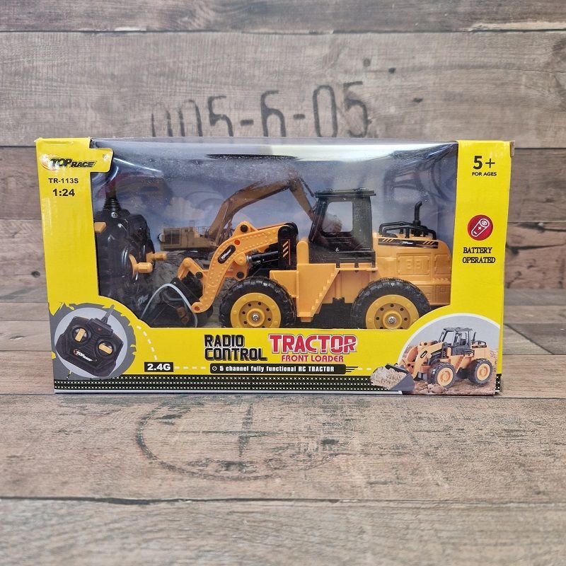 Top Race TR-113S RC távirányítós rakodó, 1:24 - sárga Top Race TR-113S RC távirányítós rakodó, 1:24 - sárga