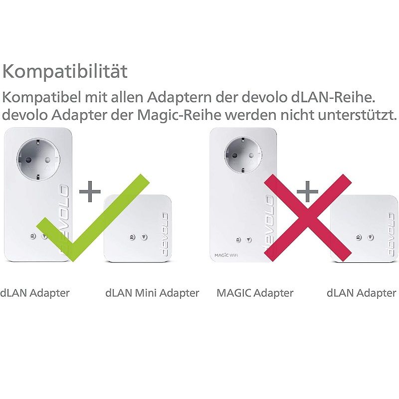 Devolo dLAN 550 WiFi powerline adapter kiegészítő (09622) Devolo dLAN 550 WiFi powerline adapter kiegészítő (09622)