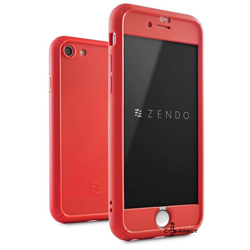 Zendo NanoSkin Classic szilikon tok iPhone 7-hez, közepesen ütésálló, piros Zendo NanoSkin Classic szilikon tok iPhone 7-hez, közepesen ütésálló, piros