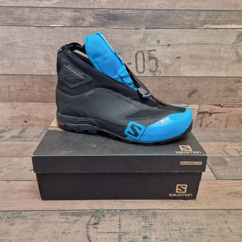 Salomon S/Lab X Alp Carbon 2 GTX túracipő, vízálló, fekete-kék Salomon S/Lab X Alp Carbon 2 GTX túracipő, vízálló, fekete-kék