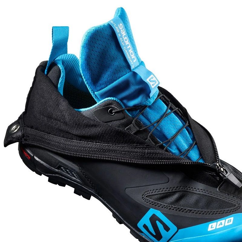 Salomon S/Lab X Alp Carbon 2 GTX túracipő, vízálló, fekete-kék Salomon S/Lab X Alp Carbon 2 GTX túracipő, vízálló, fekete-kék