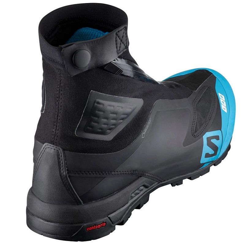 Salomon S/Lab X Alp Carbon 2 GTX túracipő, vízálló, fekete-kék Salomon S/Lab X Alp Carbon 2 GTX túracipő, vízálló, fekete-kék