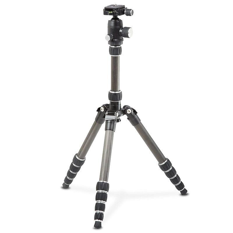 AmazonBasics szénszálas fényképezőgép-állvány, tripod, hordtáskával, 132 cm AmazonBasics szénszálas fényképezőgép-állvány, tripod, hordtáskával, 132 cm