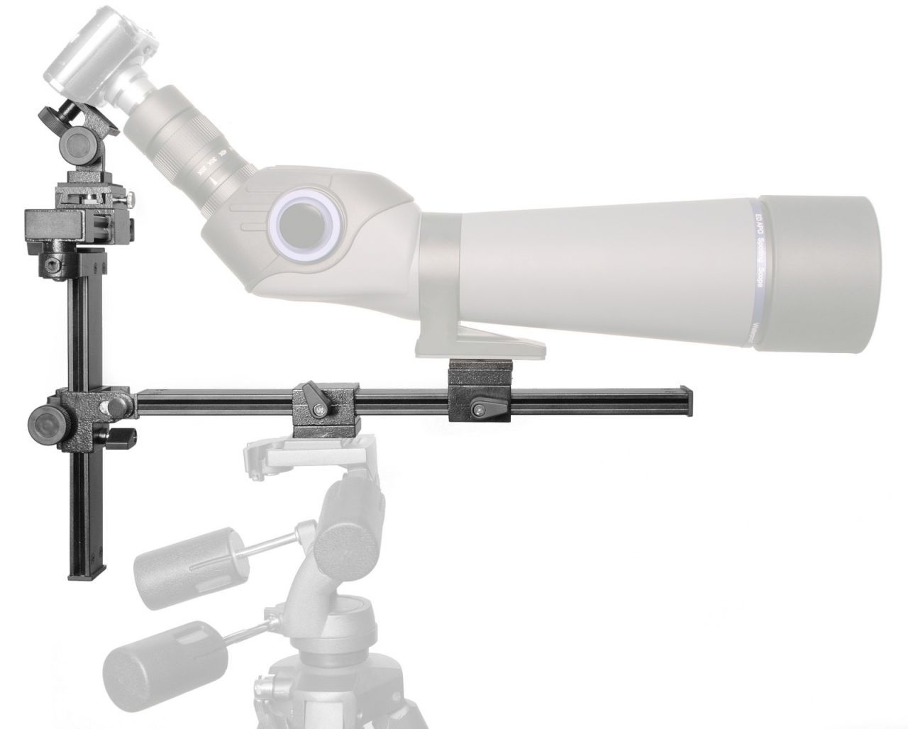 Bresser Deluxe fényképezőgép tartó adapter Spotting Scope távcsövekhez Bresser Deluxe fényképezőgép tartó adapter Spotting Scope távcsövekhez