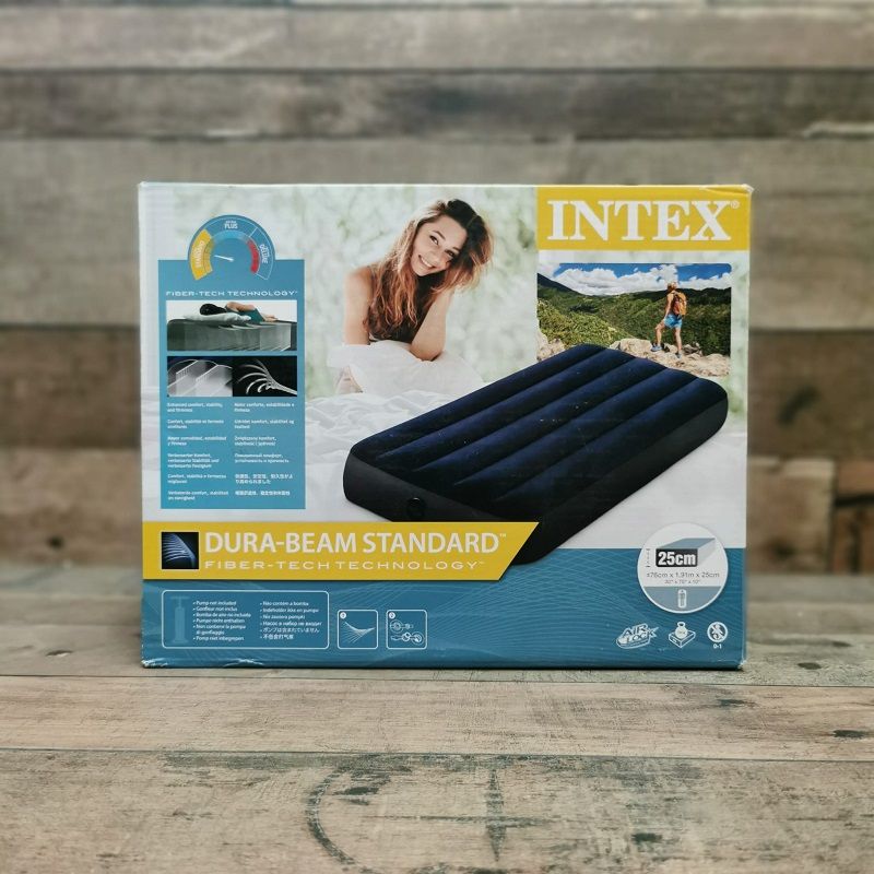 Intex Dura Beam Standard felfújható ágy 191x76x25cm - kék (64756) Intex Dura Beam Standard felfújható ágy 191x76x25cm - kék (64756)