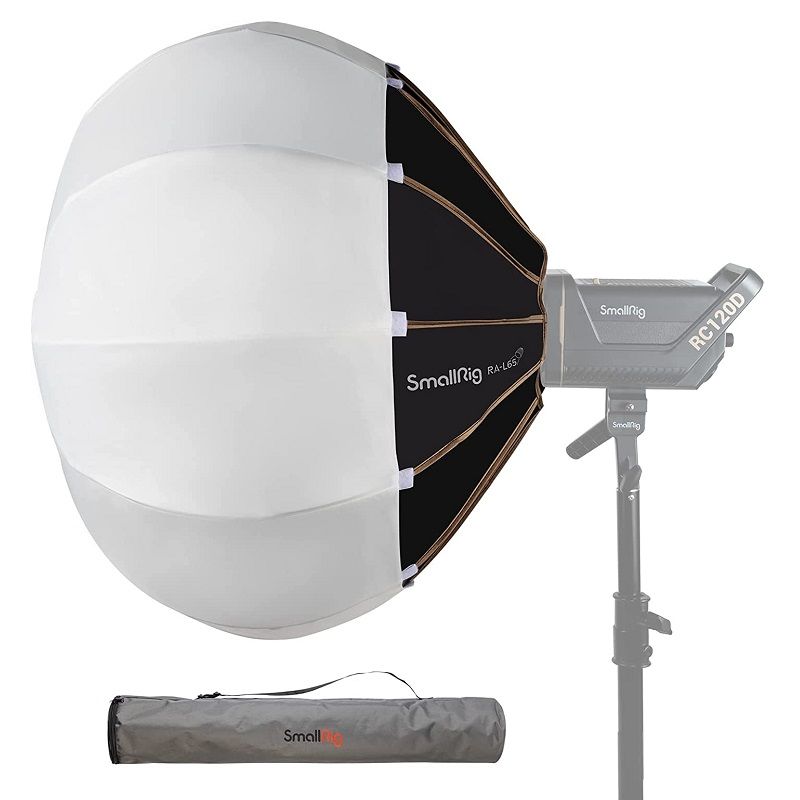SmallRig RA-L65 lámpás softbox/gömb softbox, 65cm, hordtáskával SmallRig RA-L65 lámpás softbox/gömb softbox, 65cm, hordtáskával