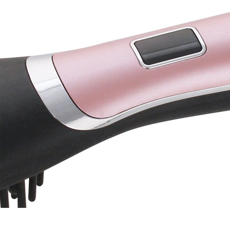 Emerio HS-112866.2 hajkefe, fésű - fekete/rózsaszín