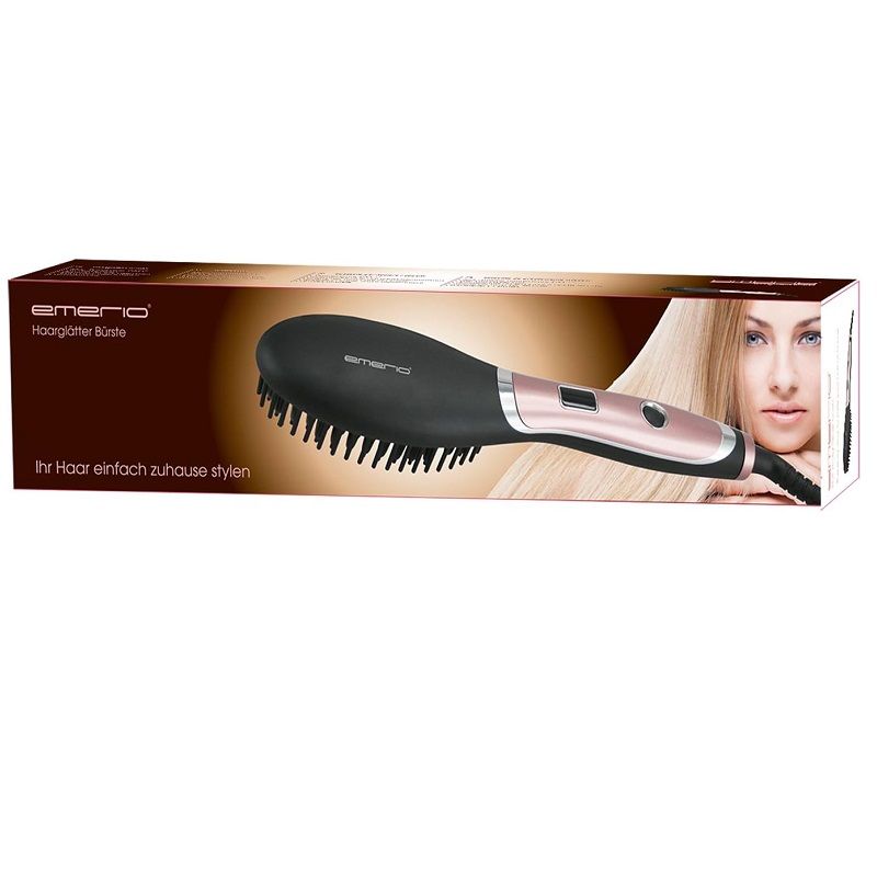 Emerio HS-112866.2 hajkefe, fésű - fekete/rózsaszín