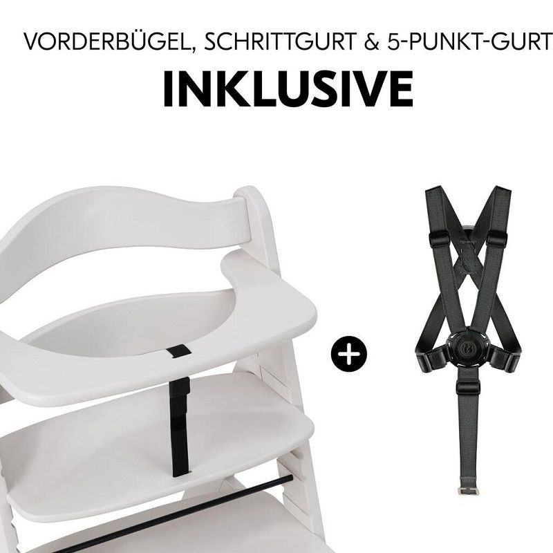 Hauck Alpha+ fa etetőszék, 90kg - krém Hauck Alpha+ fa etetőszék, 90kg - krém