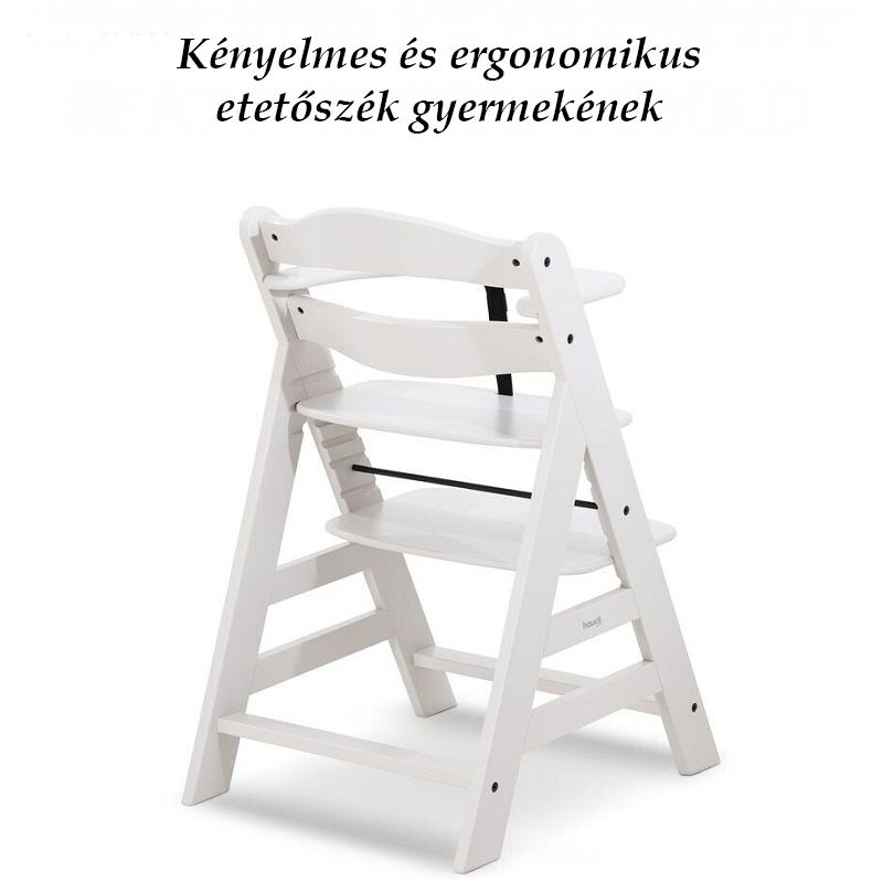 Hauck Alpha+ fa etetőszék, 90kg - krém Hauck Alpha+ fa etetőszék, 90kg - krém